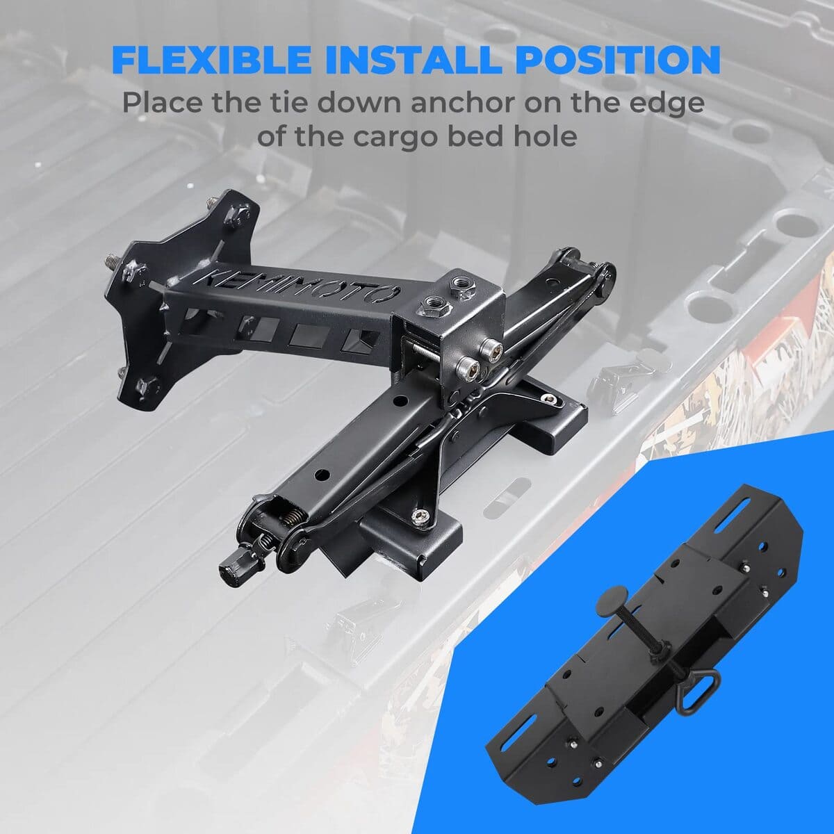 Kemimoto Polaris Ranger XP 1000 UTV Spare Tire Mount