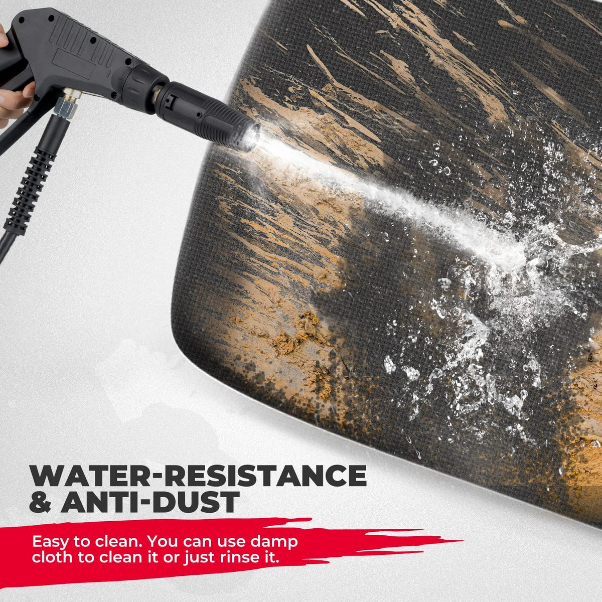 Kemimoto Polaris Ranger XP 800 Bench Seat Covers w/ Back Seat Cover