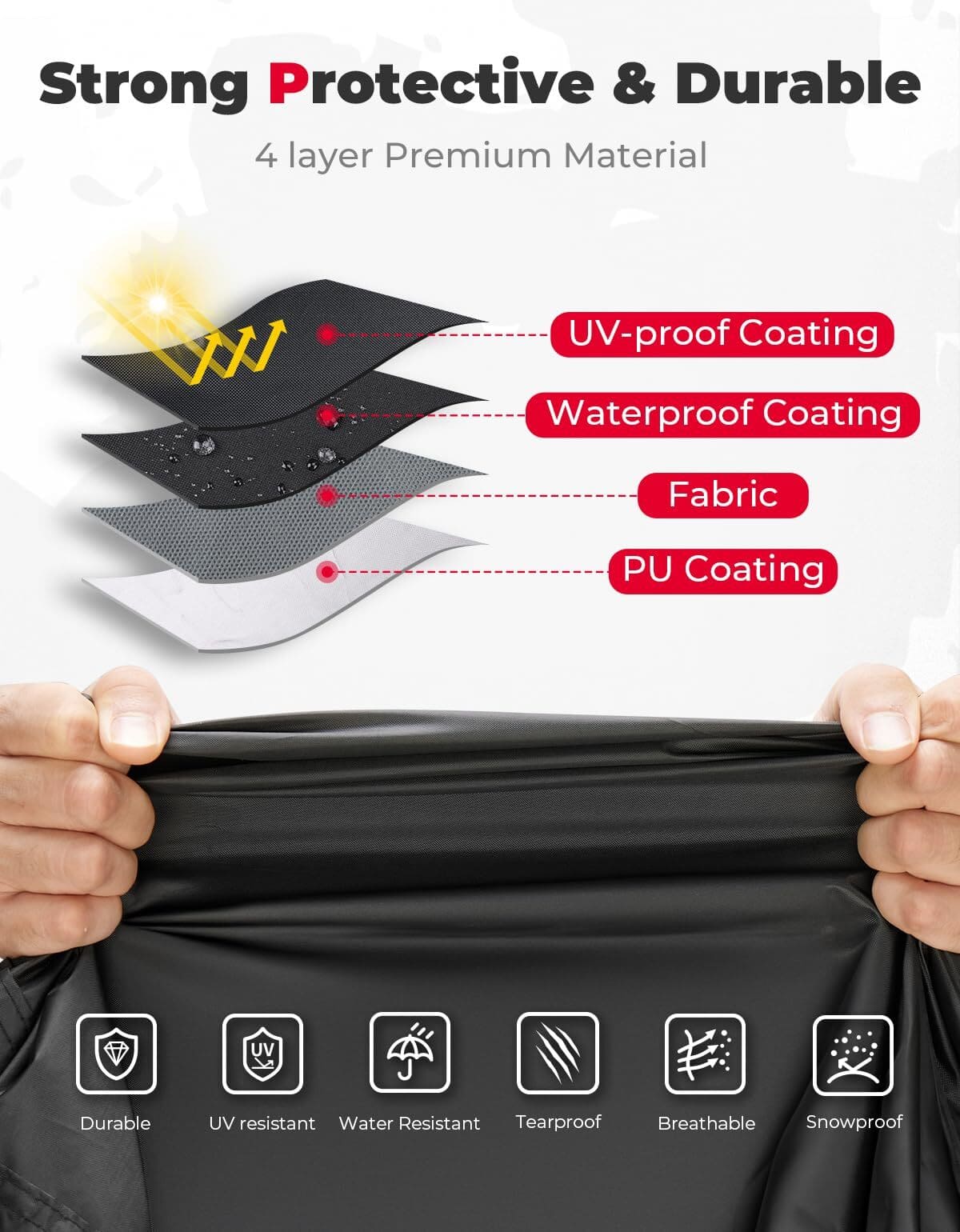 Kemimoto Polaris RZR Pro R 4 Seater UTV Cover