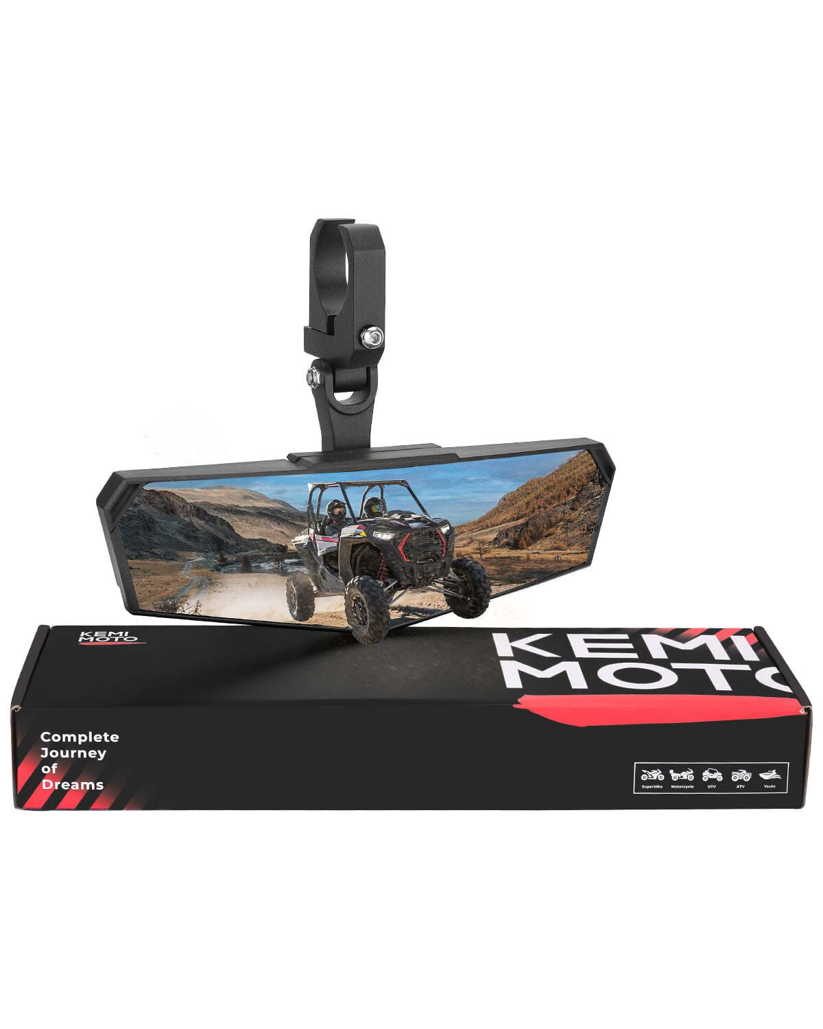 Kemimoto Polaris RZR Pro XP "1.5-2" Rear view Mirror