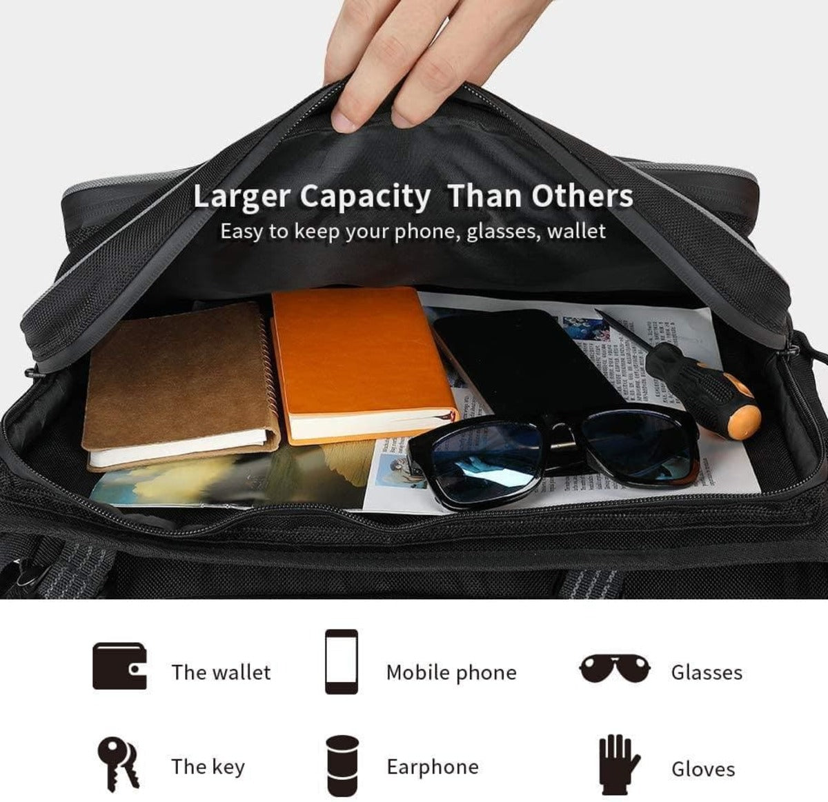 Kemimoto Polaris RZR PRO XP Overhead Roof Storage Bag