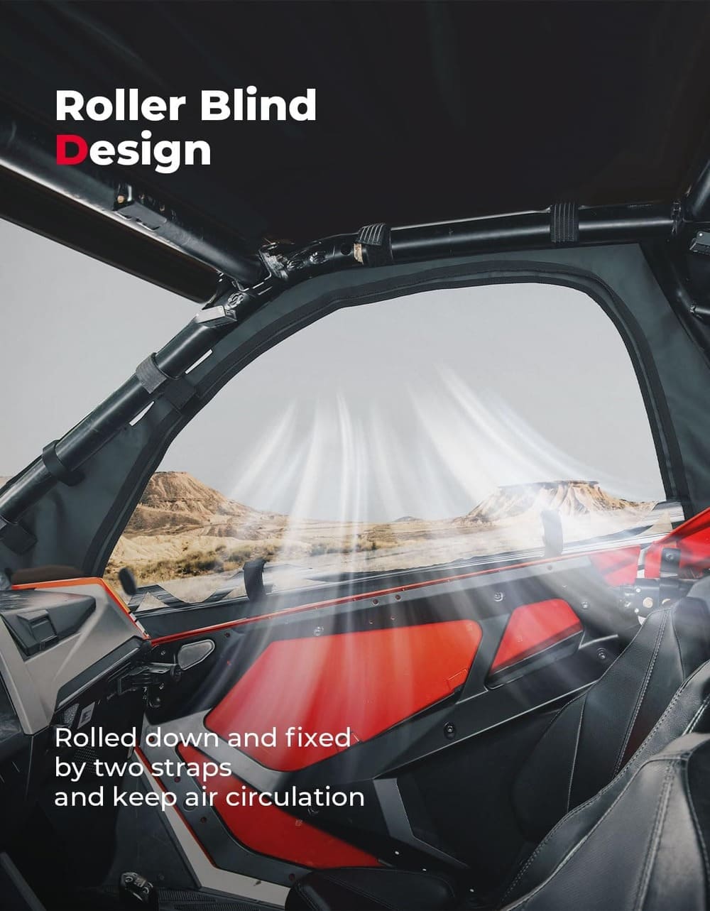 Kemimoto Polaris RZR Pro XP 4 Soft Upper Door Cab Enclosure Set