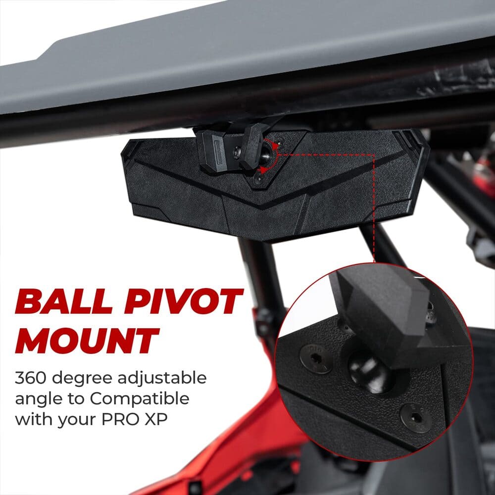 Kemimoto Polaris RZR Pro XP Center Rear View Mirror