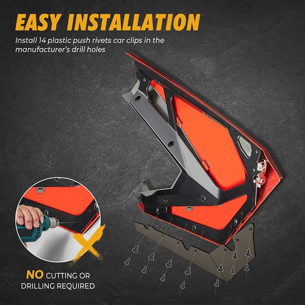 Kemimoto Polaris RZR Pro XP/R Lower Door Panels Insert Kit