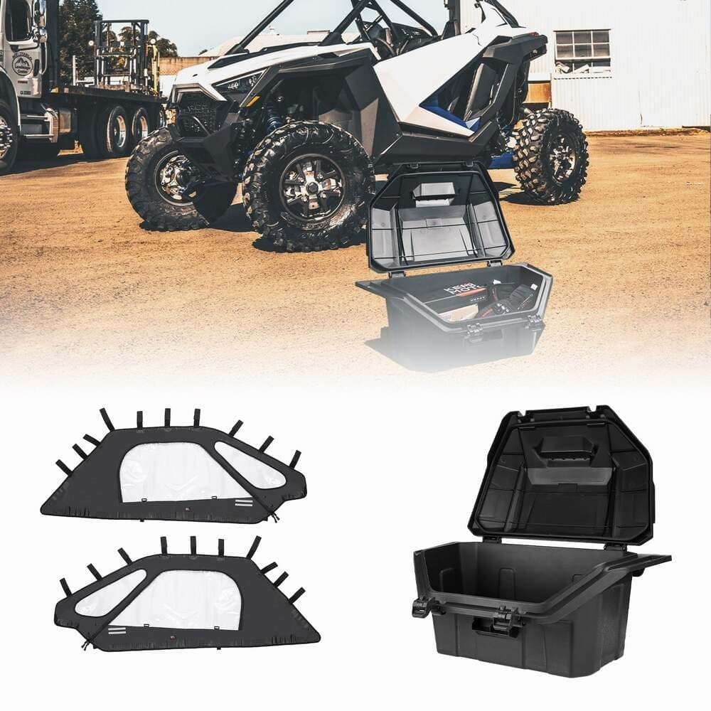 Kemimoto Polaris RZR Pro XP Soft Upper Doors & Rear Cargo Storage Box