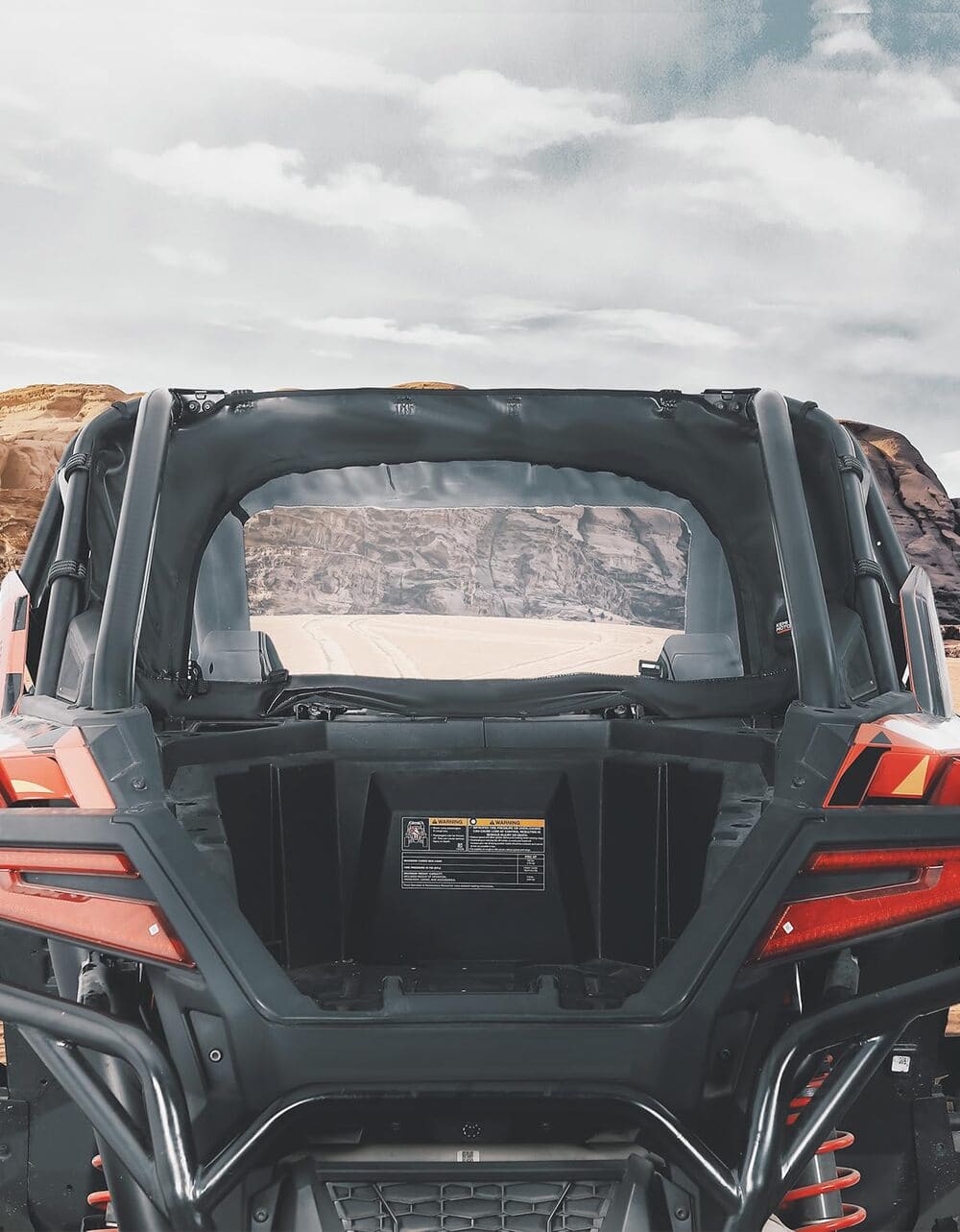 Kemimoto Polaris RZR Pro XP UTV Soft Rear Windshield