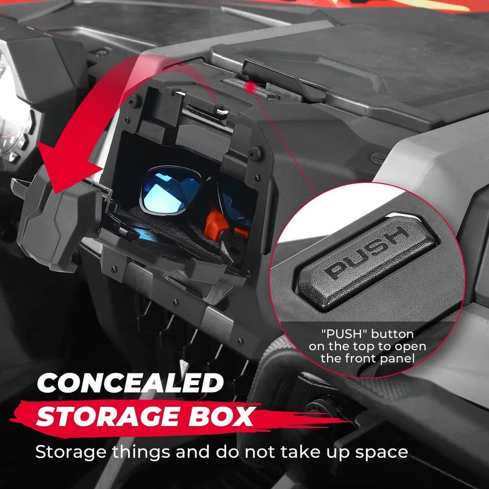 Kemimoto Polaris RZR Pro XP/Turbo Tablet Holder With Storage Box