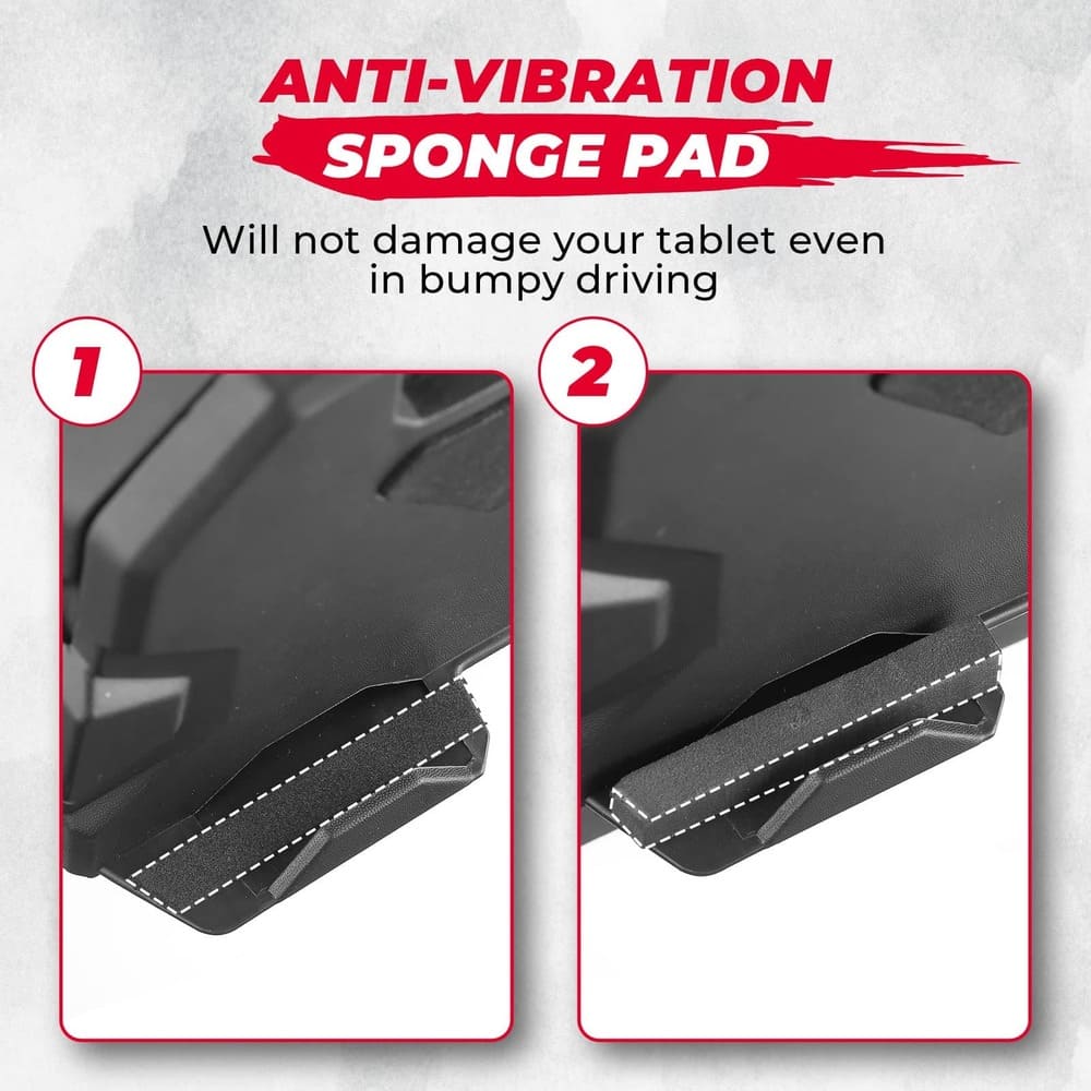 Kemimoto Polaris RZR Pro XP/Turbo Tablet Holder With Storage Box