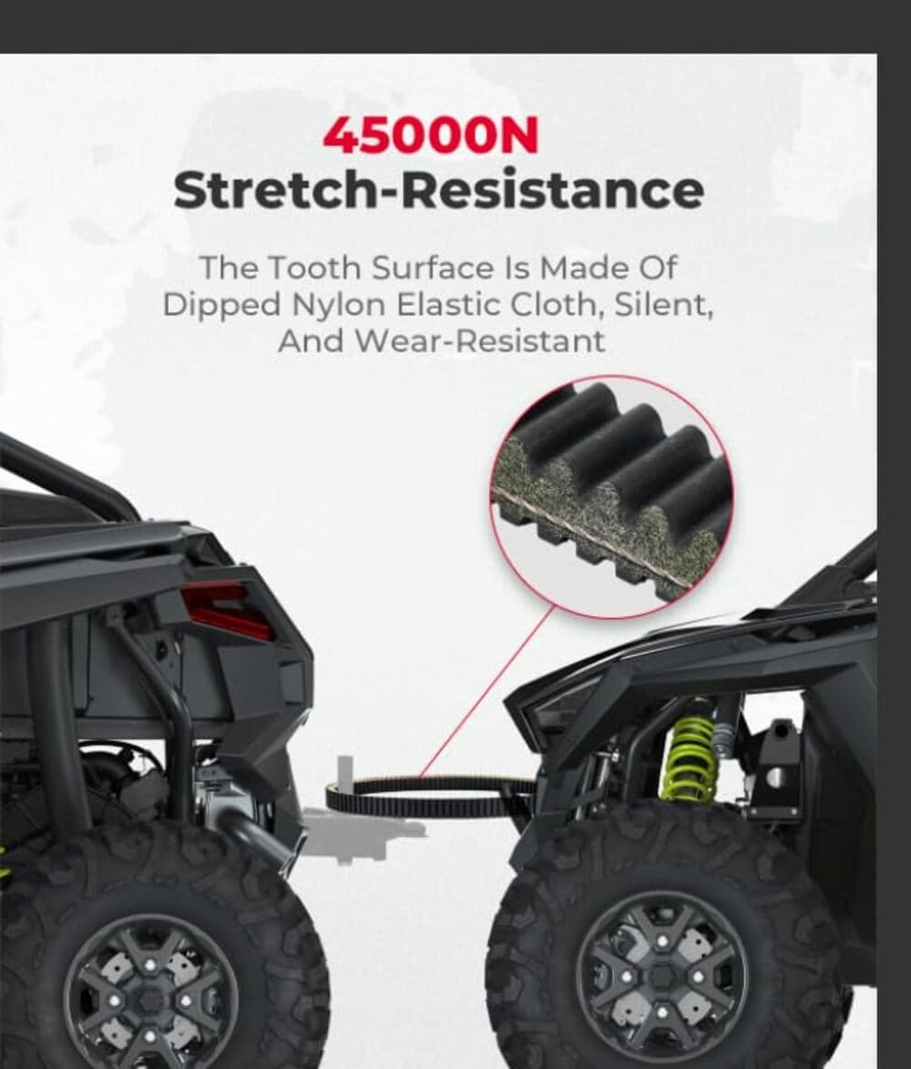 Kemimoto Polaris RZR Pro XP UTV Heavy Duty Carbon Drive Belt