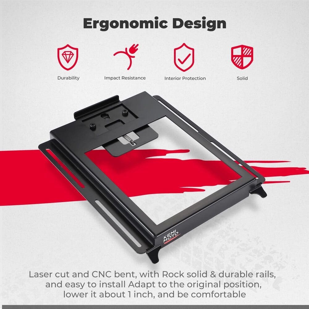 Kemimoto Polaris RZR S 1000 UTV Metal Seat Lowering Base