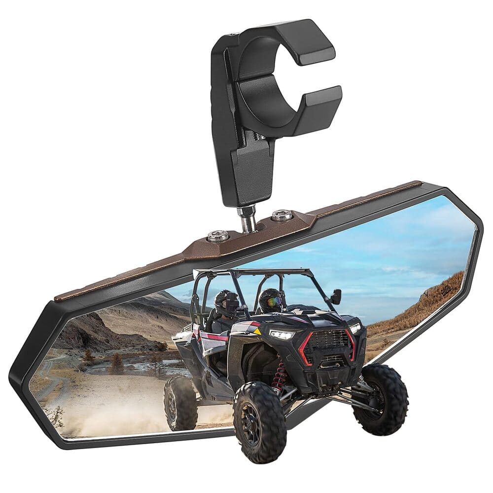 Kemimoto Polaris RZR XP 1000 1.6"-2" Roll Bar Cages UTV Rear View Mirror