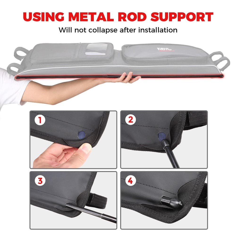 Kemimoto Polaris RZR XP 1000/ S 1000 Roof Overhead Storage Bag