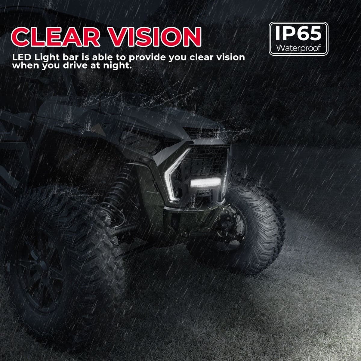 Kemimoto Polaris RZR XP 1000 Front Lower Mesh Grill Radiator Guards