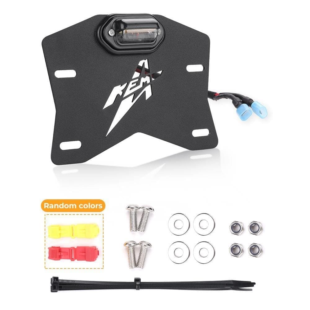 Kemimoto Polaris RZR XP 1000 Universal LED License Plate Bracket Kit