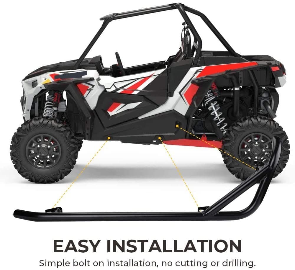Kemimoto Polaris RZR XP 1000/XP Turbo Nerf Bars Rock Sliders