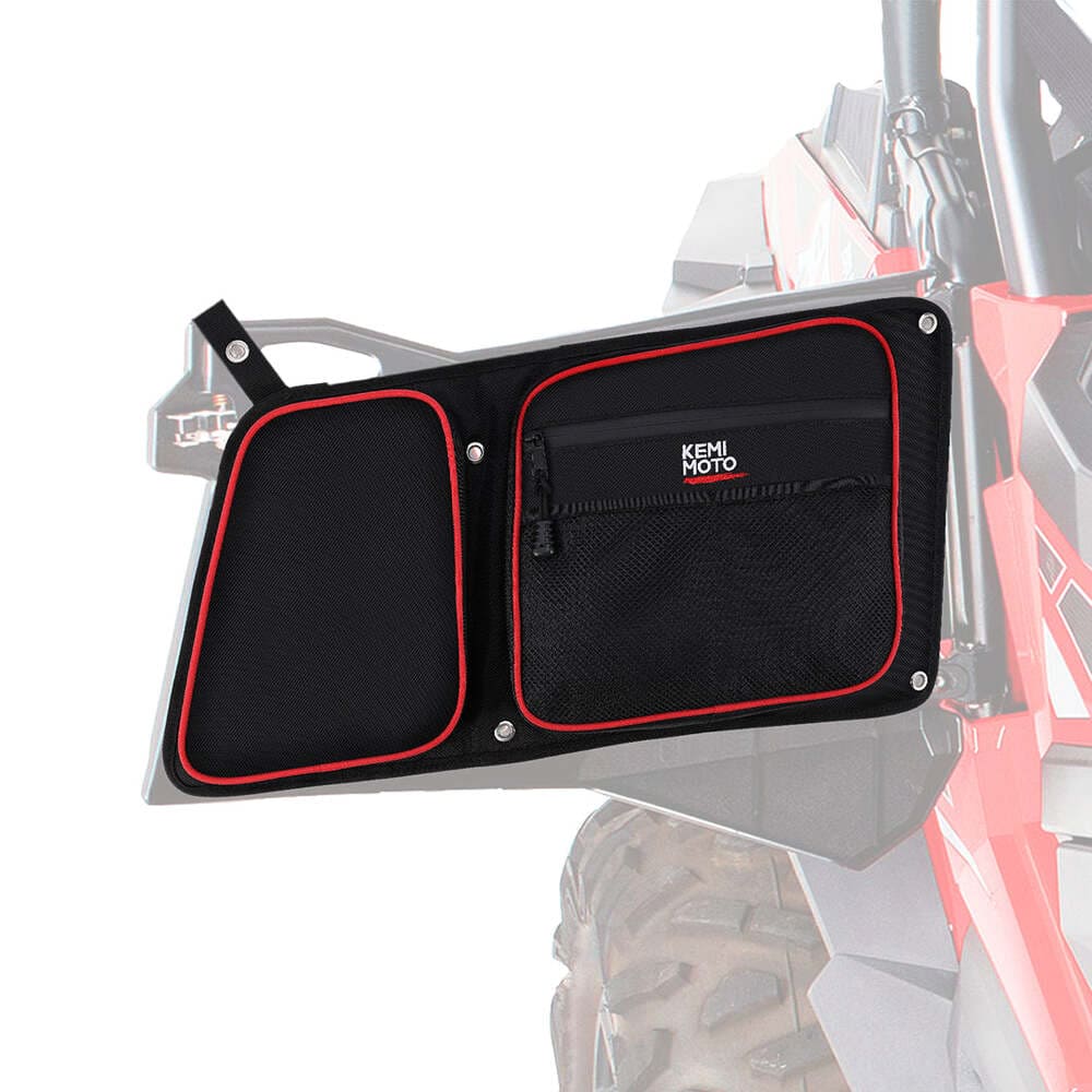 Kemimoto Polaris RZR XP 4 1000 Knee Pad Rear Side Door Bags
