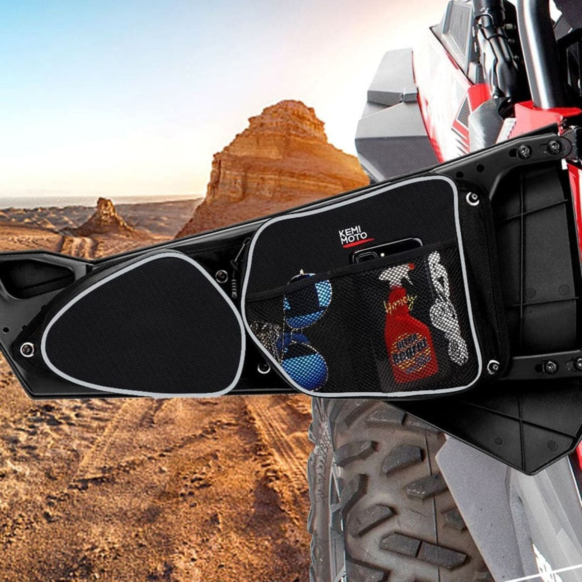 Kemimoto Polaris RZR XP 4 1000 Side Door Bags