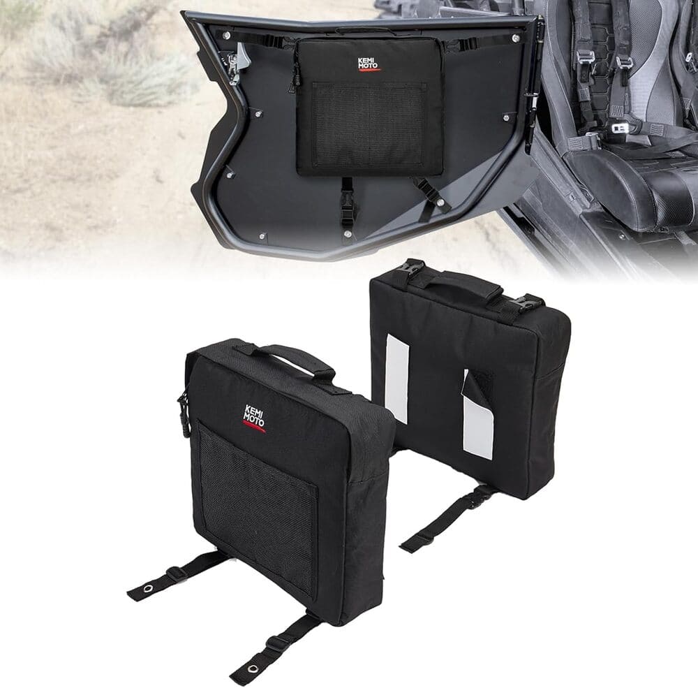 Kemimoto Polaris RZR XP 4 1000 UTV Door Storage Bags - 2 Pack