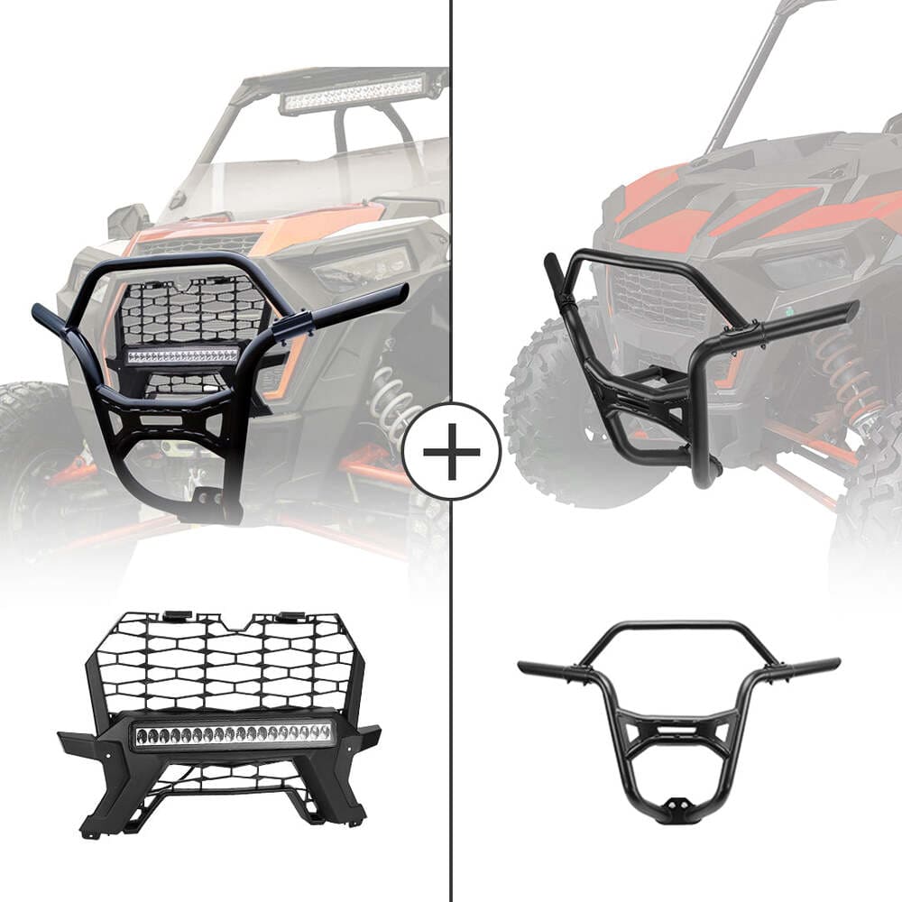 Kemimoto Polaris RZR XP1000/4 1000 Front Grill Light & Front Bumper