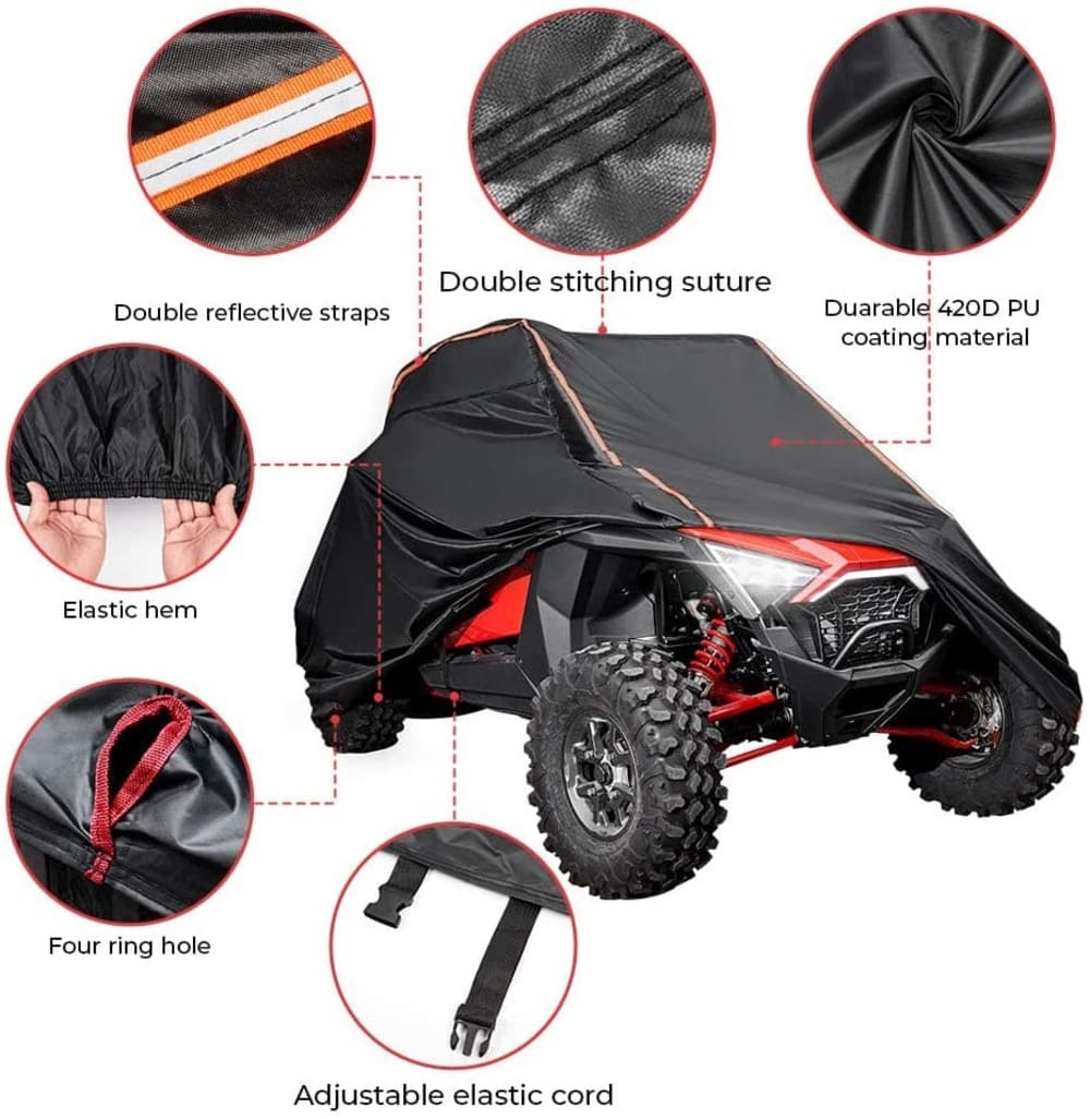 Kemimoto Polaris UTV Rlective Strip Cover