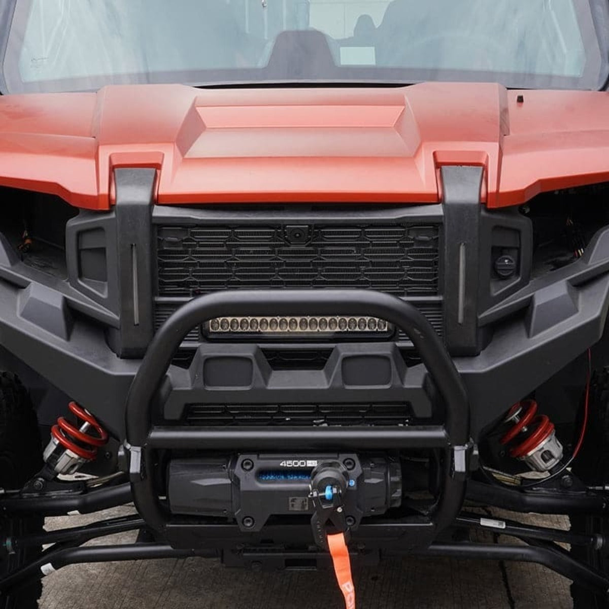 Kemimoto Polaris Xpedition ADV Front Mesh Grill W/ Accent Light