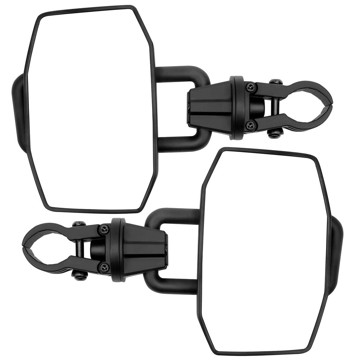 Kemimoto Rear View Mirror and Side View Mirrors Fit 1.75" - 2.0" Roll Bar
