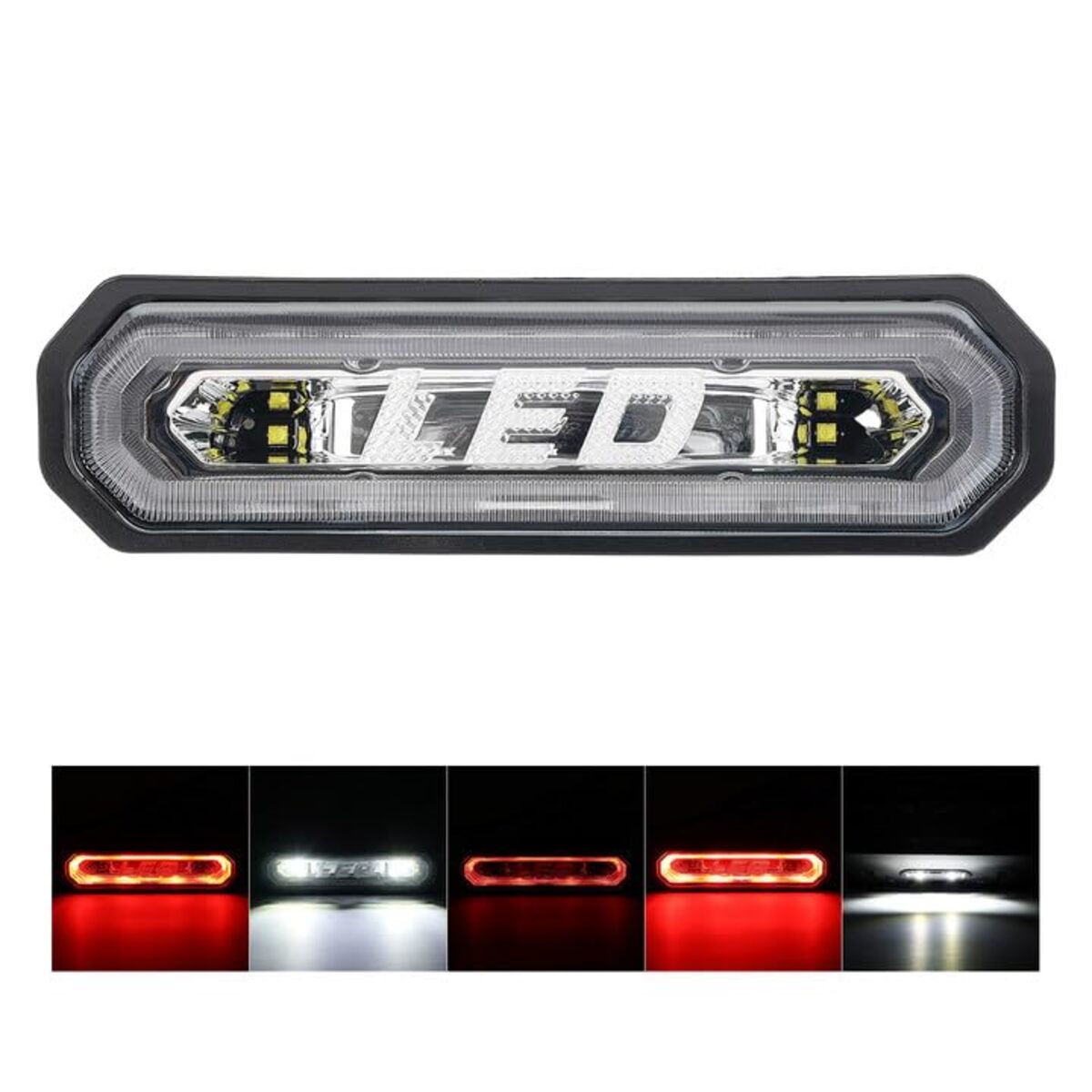 Kemimoto RZR Ranger Maverick X3 UTV Universial LED Chase Brake Tail Lights