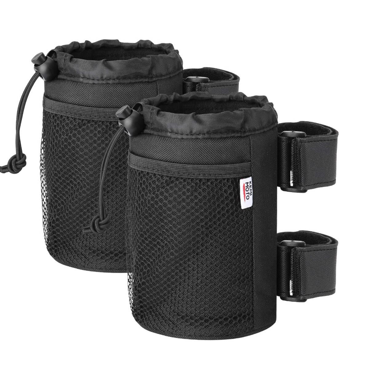 Kemimoto Universal 1.5"-2" Roll Cage Cup Holder - 2 PCs