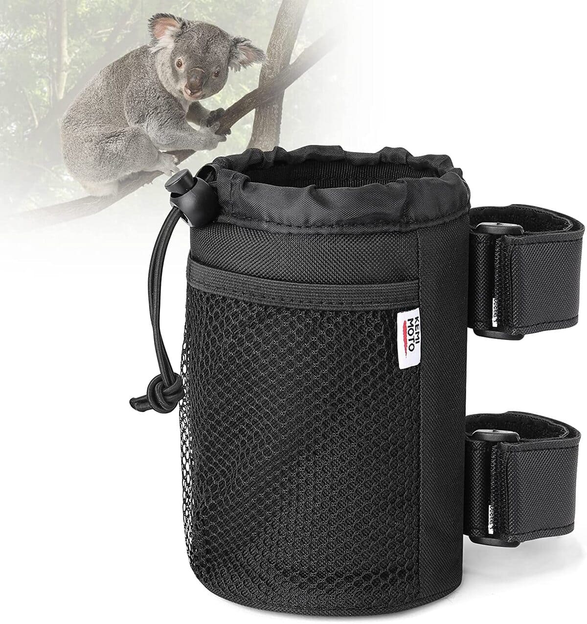 Kemimoto Universal 1.5"-2" Roll Cage Cup Holder - 2 PCs