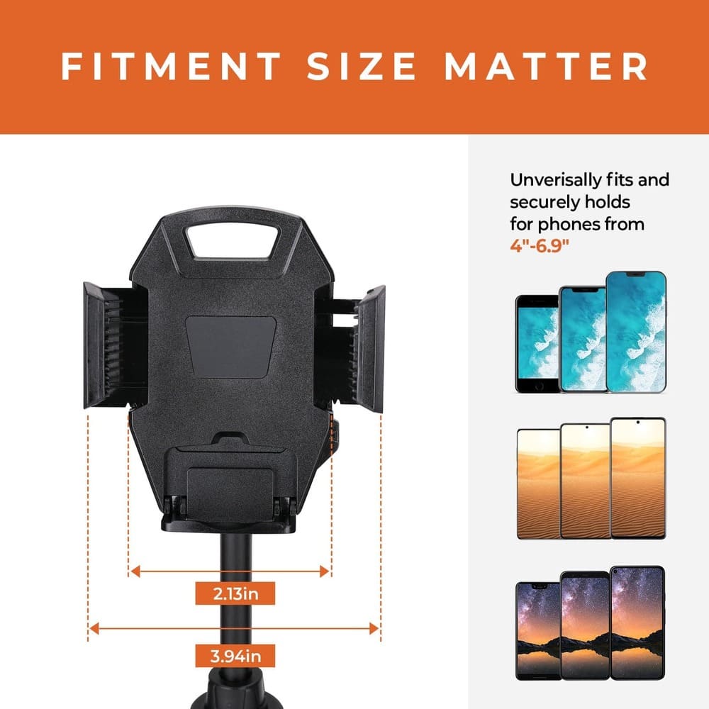 Kemimoto Universal Golf Cart Phone Holder