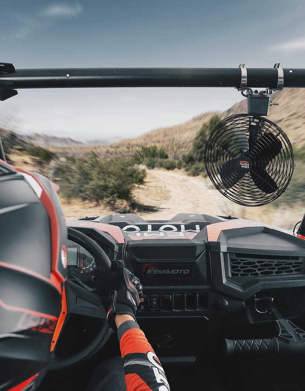 Kemimoto UTV 12V 8'' Cooling Fan