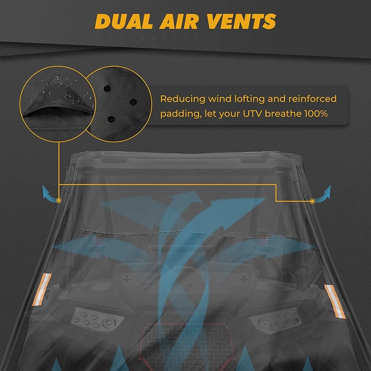 Kemimoto UTV 2 Seater 420D Waterproof Covers
