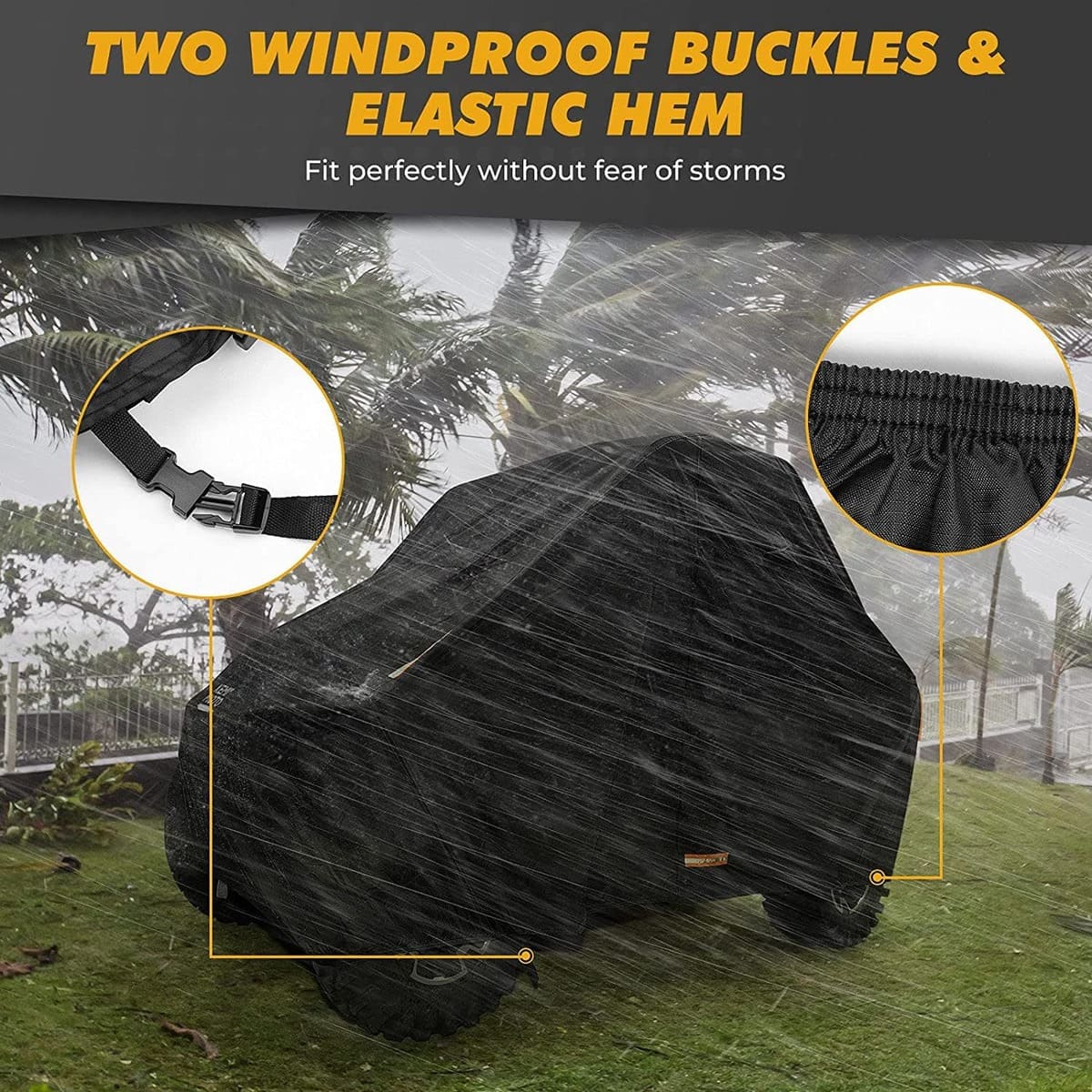 Kemimoto UTV 2 Seater 420D Waterproof Covers