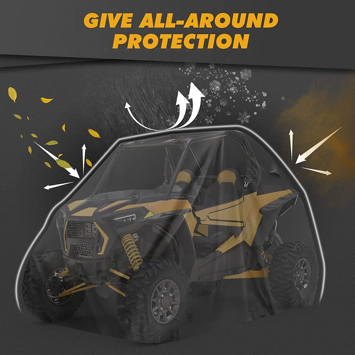 Kemimoto UTV 2 Seater 420D Waterproof Covers