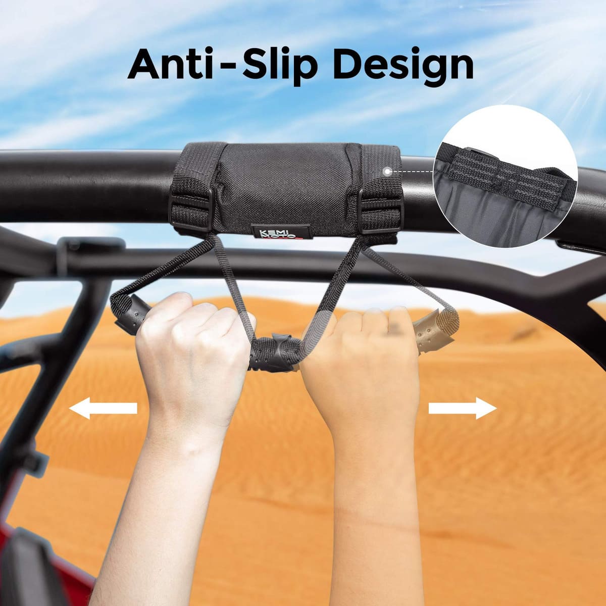 Kemimoto UTV Grab Handles Grip -2 Pack