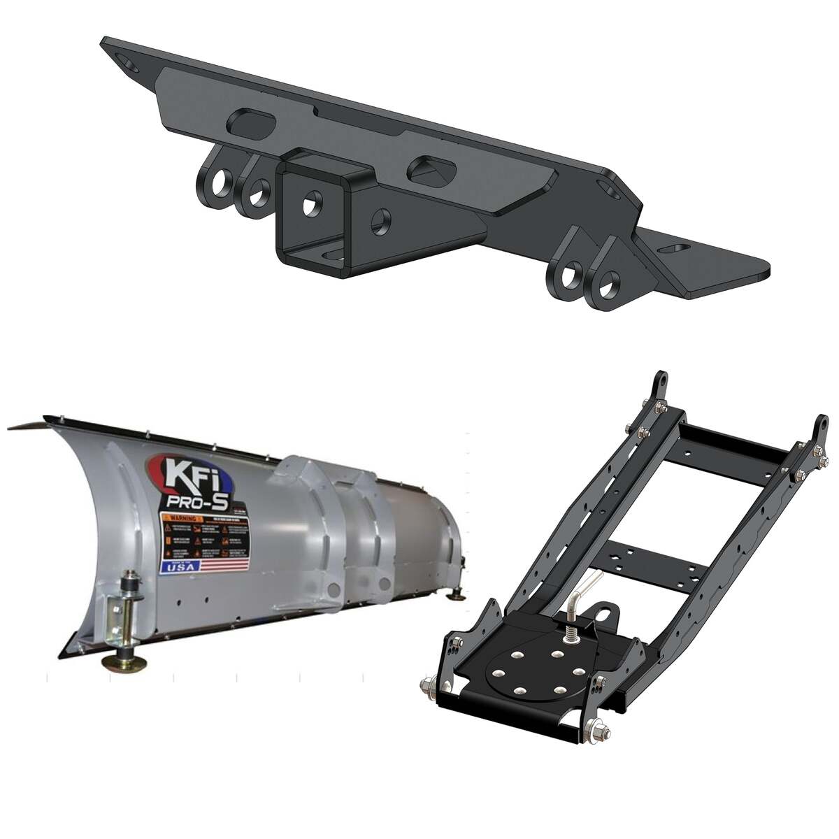 KFI '01-'09 Polaris Ranger UTV Snow Plow Kit - 106545