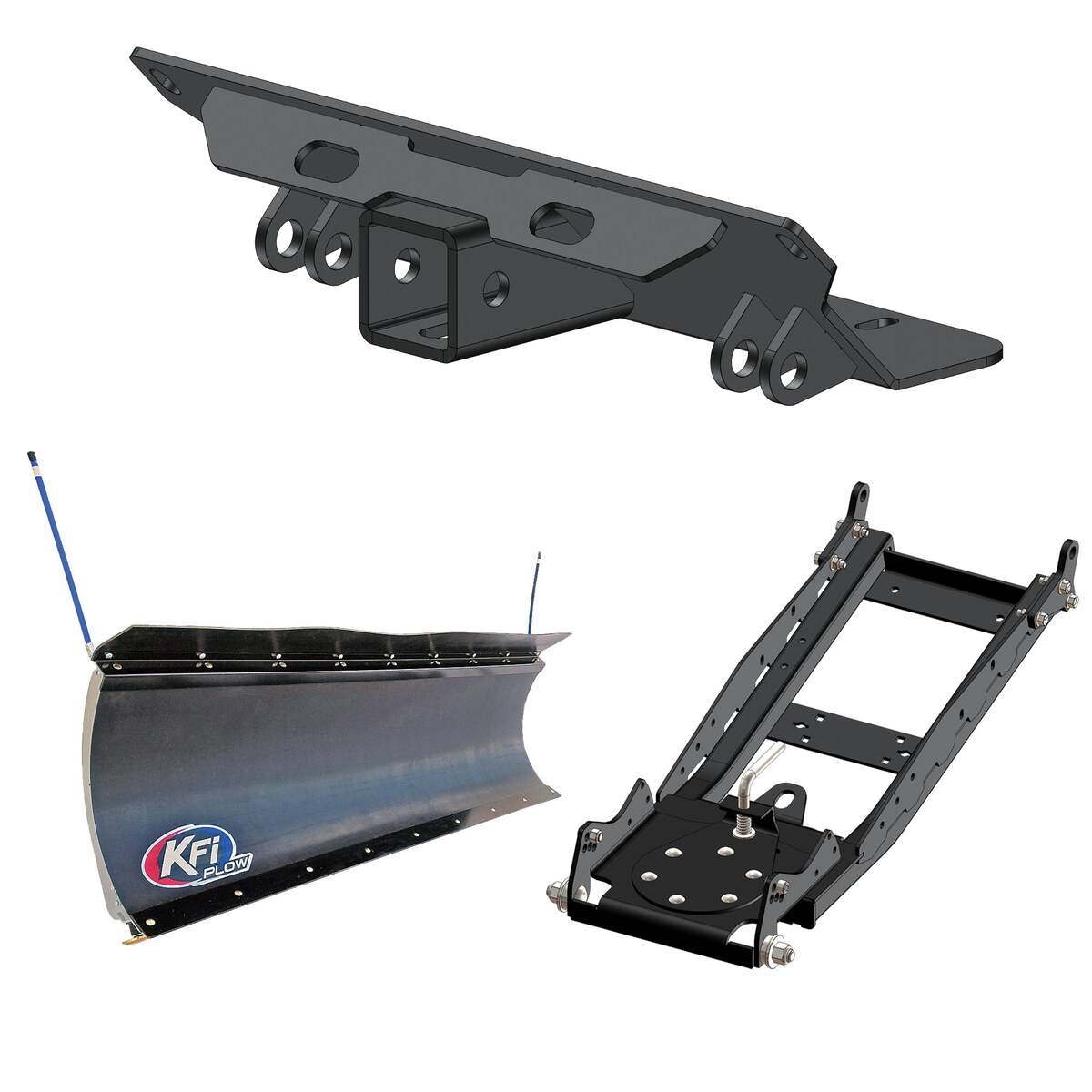 KFI '01-'09 Polaris Ranger UTV Snow Plow Kit - 106545