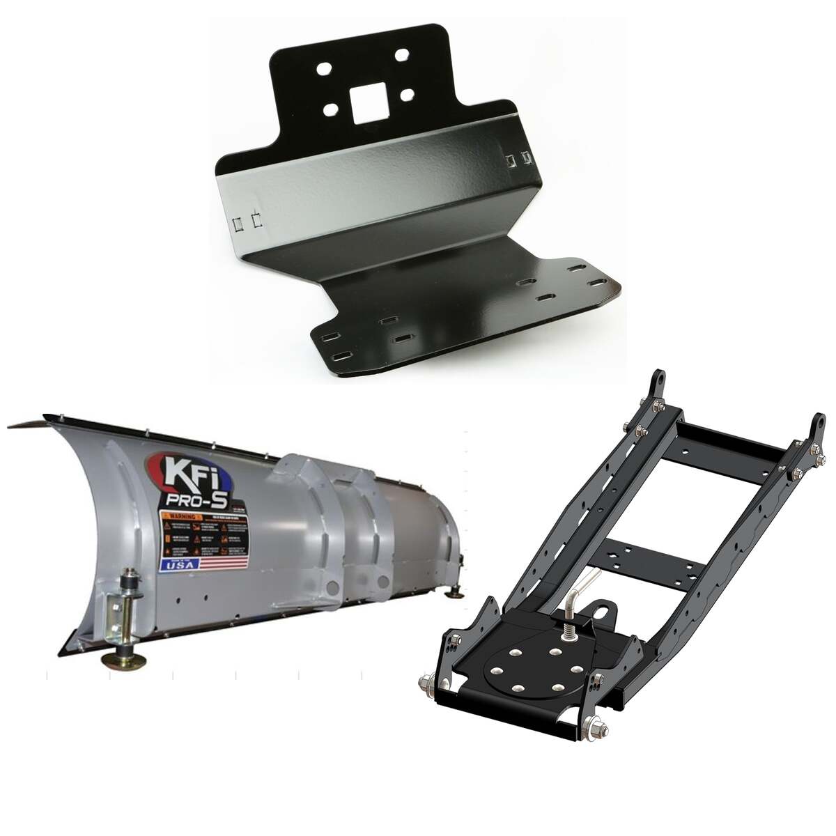 KFI '04-'17 John Deere Gator UTV Snow Plow Kit - 106300