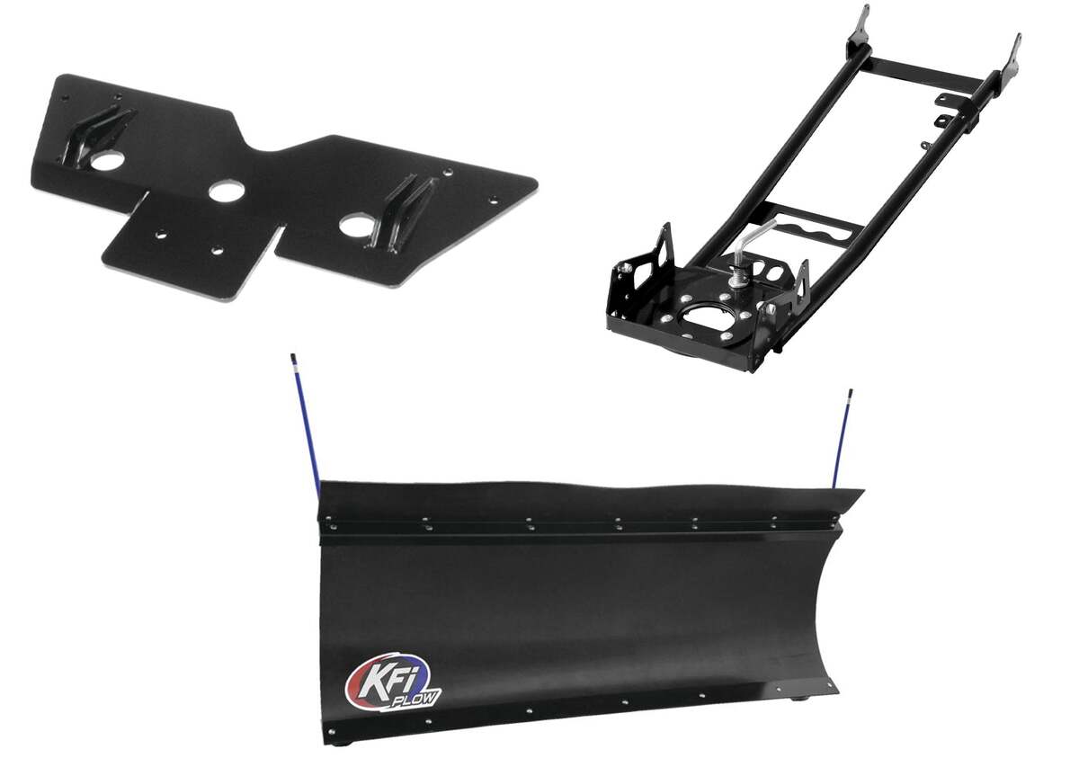 KFI '08-'22 Polaris RZR UTV Snow Plow Kit - 105854-7835