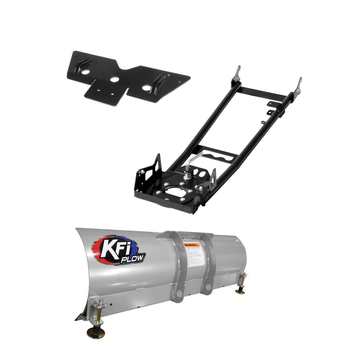 KFI '08-'22 Polaris RZR UTV Snow Plow Kit - 105854-7835