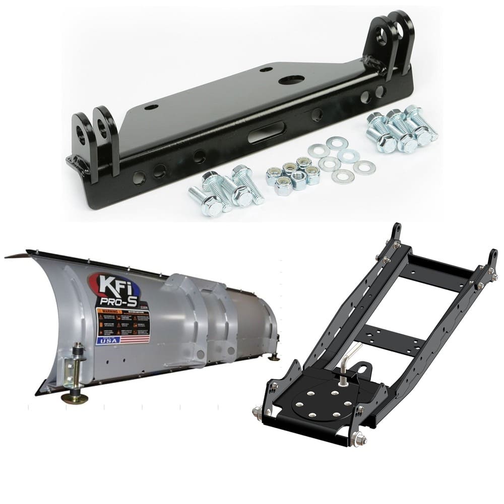 KFI '09-'25 Kawasaki Mule 4010/4000 KAF620 4x4 UTV Snow Plow Kit With Mount