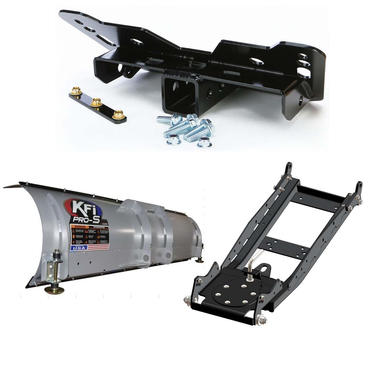 KFI '09-'25 Polaris Ranger UTV Snow Plow Kit - 105255-105060