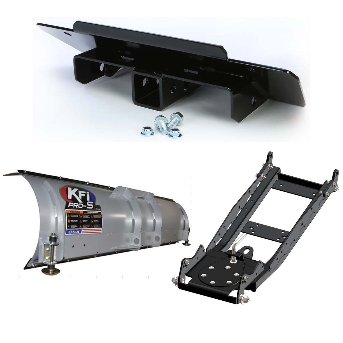 KFI '13-'26 Polaris Ranger UTV Snow Plow Kit - 105475
