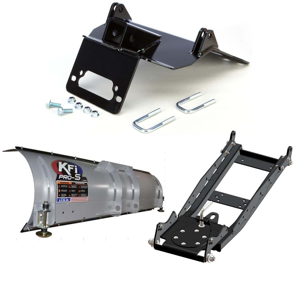 KFI '16-'19 Yamaha Wolverine UTV Snow Plow Kit - 105695
