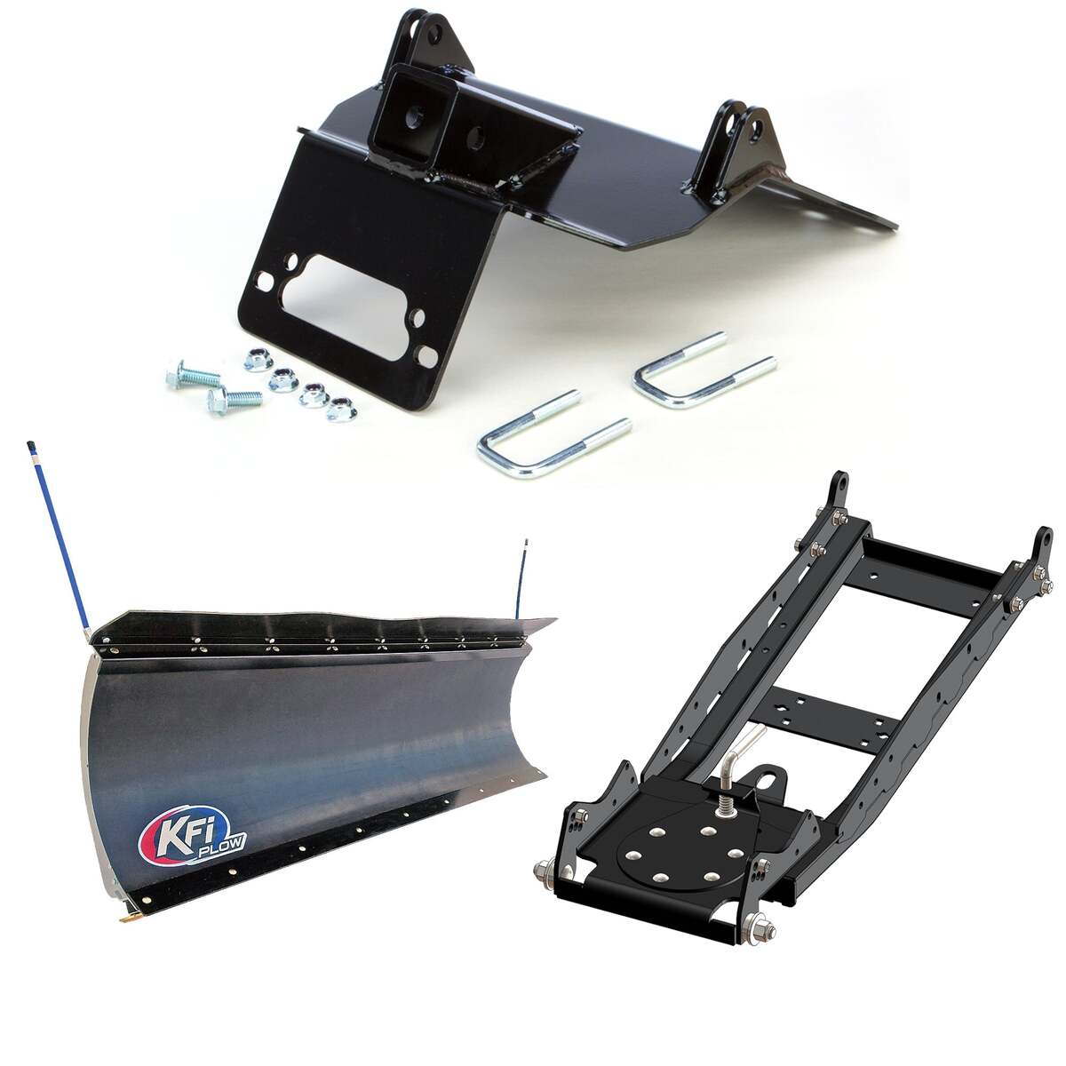 KFI '16-'19 Yamaha Wolverine UTV Snow Plow Kit - 105695