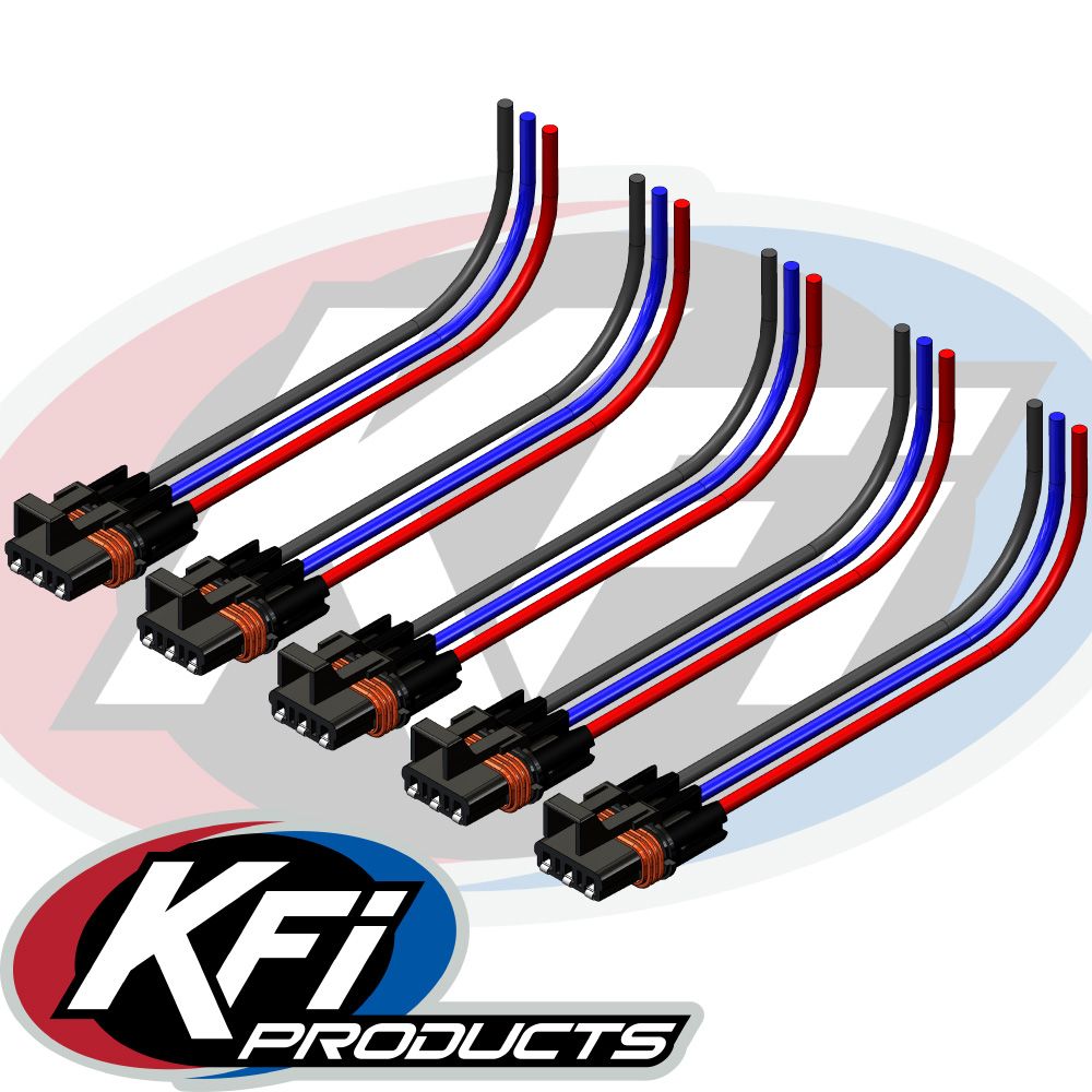 KFI '18 Polaris Ranger XP 1000 Wire 3 Pin Harness - 5 Pack