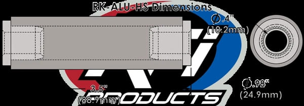 KFI Aluminum Horizontal Roller Fairlead Replacement - Standard Width