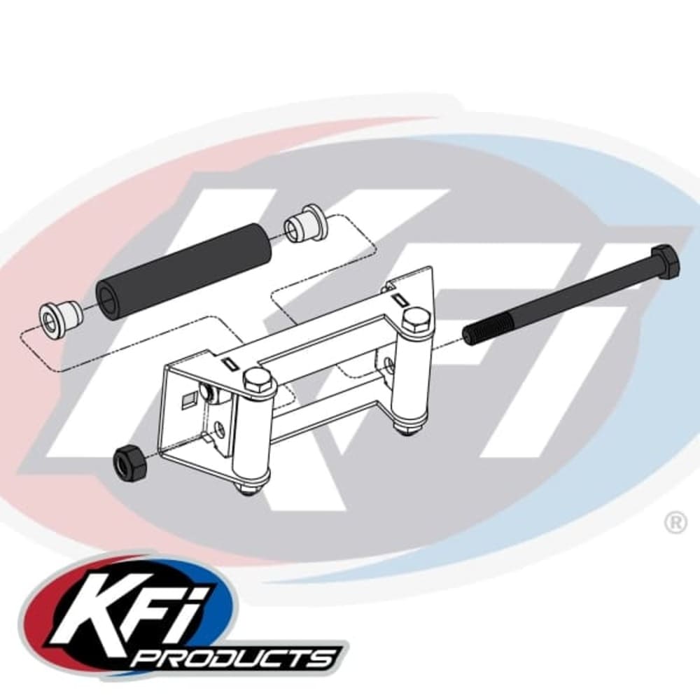 KFI Aluminum Horizontal Roller Fairlead Replacement - Wide Width