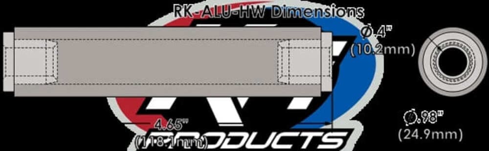 KFI Aluminum Horizontal Roller Fairlead Replacement - Wide Width