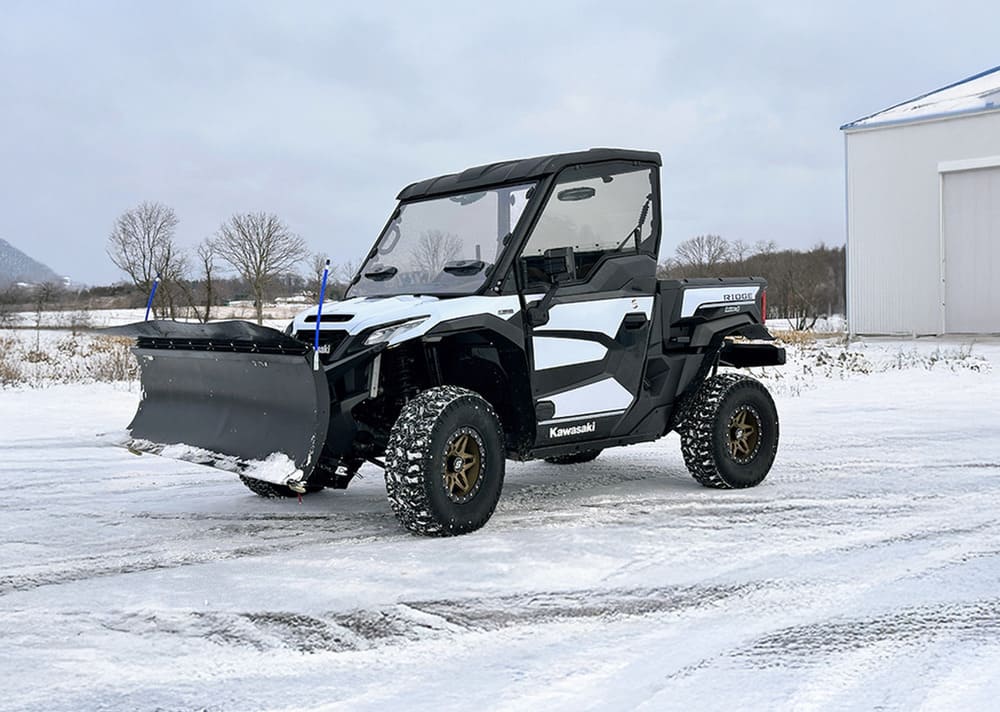 KFI Complete Snow Plow & Winch Combo